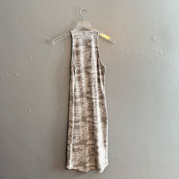 Monrow Midi Camo Tank Dress Size S - Picture 2 of 4